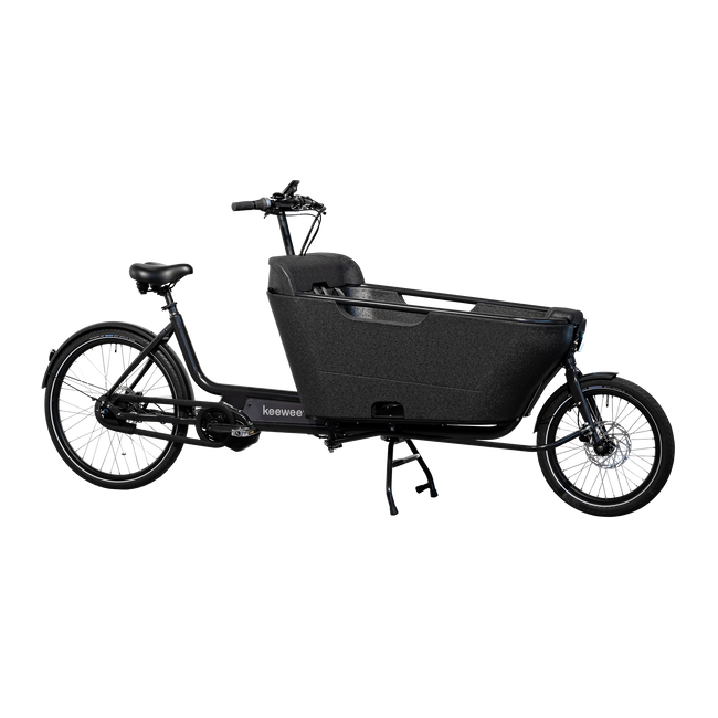Cangoo Keewee Two Wheel CargoBike Black
