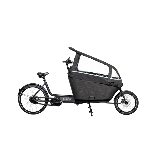 Cangoo Keewee Two Wheel CargoBike Black