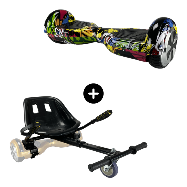 Hoverboard 6.5 inch Graffiti Black promotion