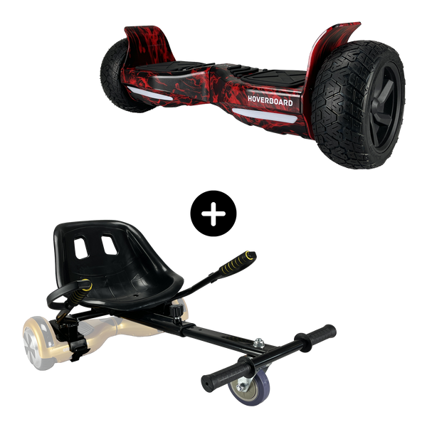 Off Road Hoverboard 8.5 inch Flame Red Voltes Electric Mobility