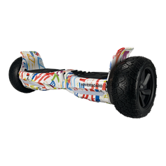 Off Road Hoverboard 8.5 inch Graffiti White