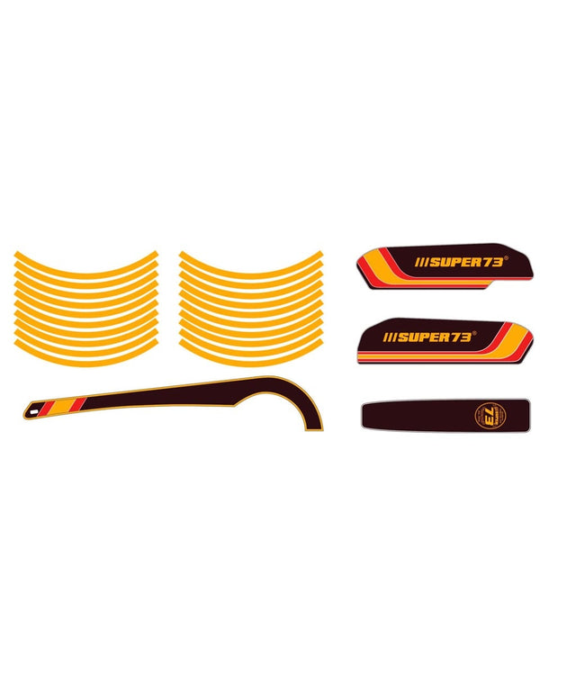 Super73 SG-Series Battery Decal Kit